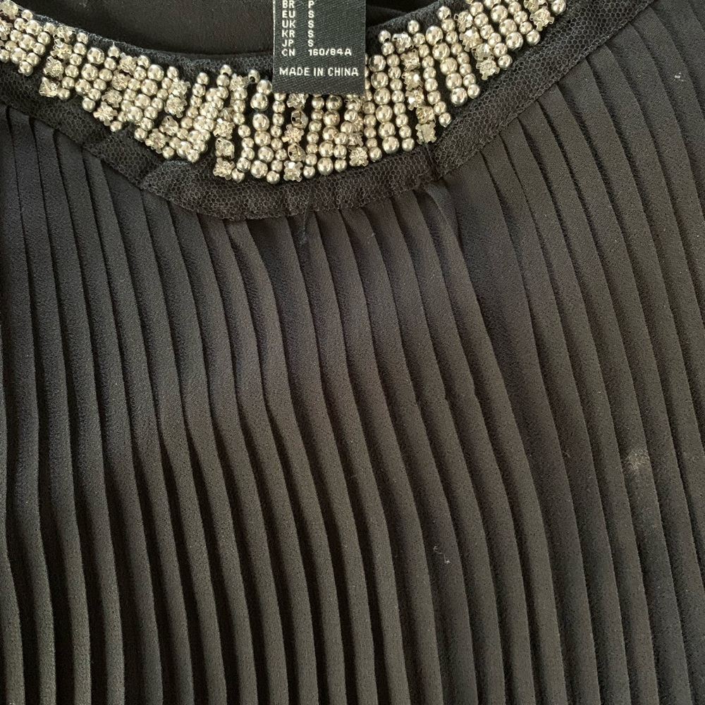 Beautiful black and silver bra top